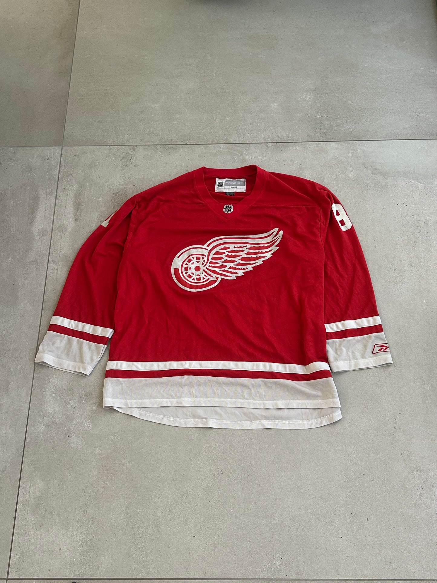 NHL Detroit Red Wings Hossa longsleeve jersey