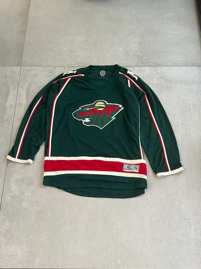 NHL Minbesota Wild Dubnyk longsleeve jersey