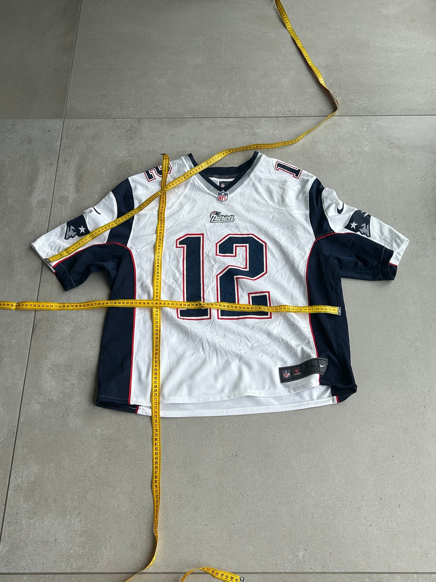 Vintage NFL jersey Patriots 12