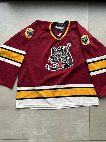 NHL Chicago Wolves vintage longsleeve jersey