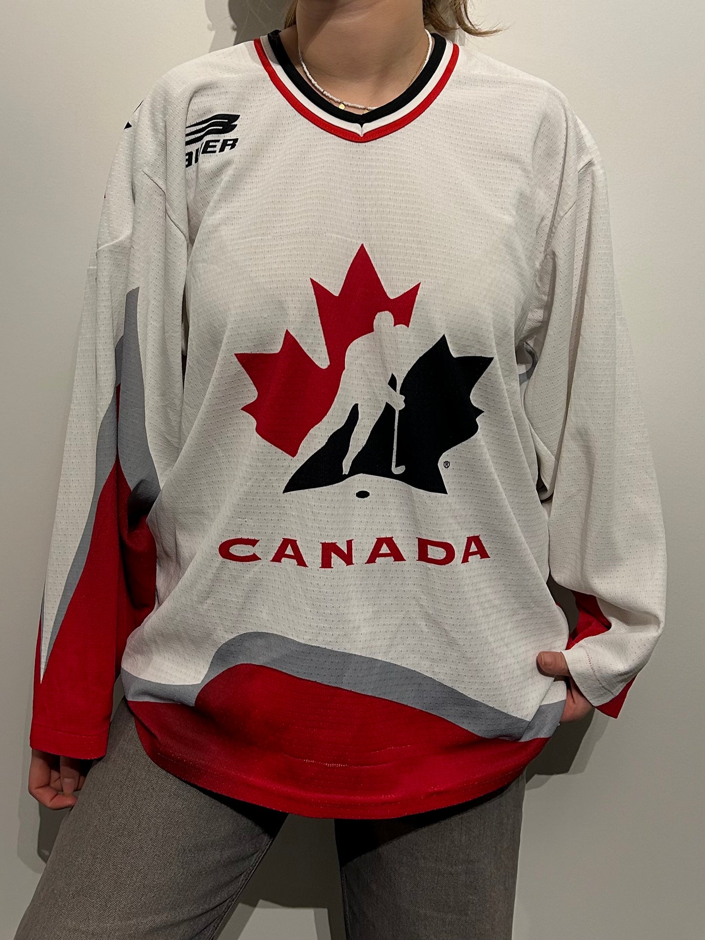 Canada hockey vintage long sleeve jersey