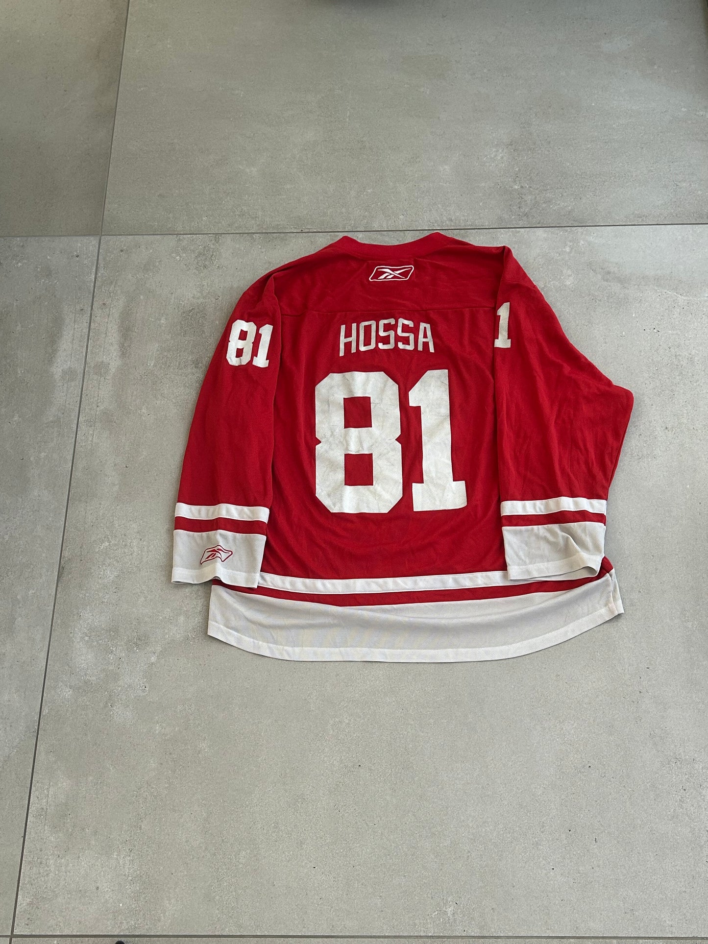 NHL Detroit Red Wings Hossa longsleeve jersey