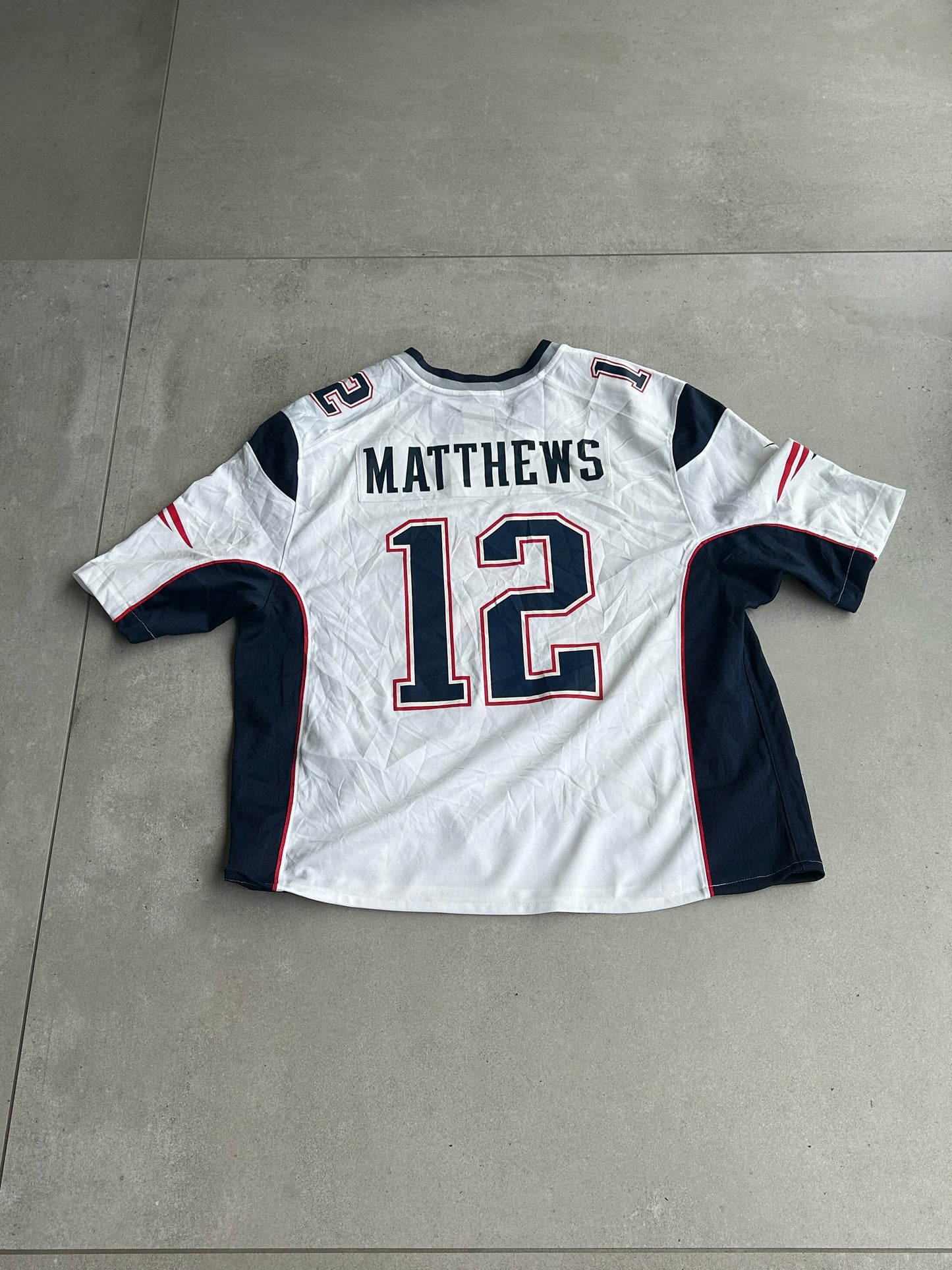 Vintage NFL jersey Patriots 12