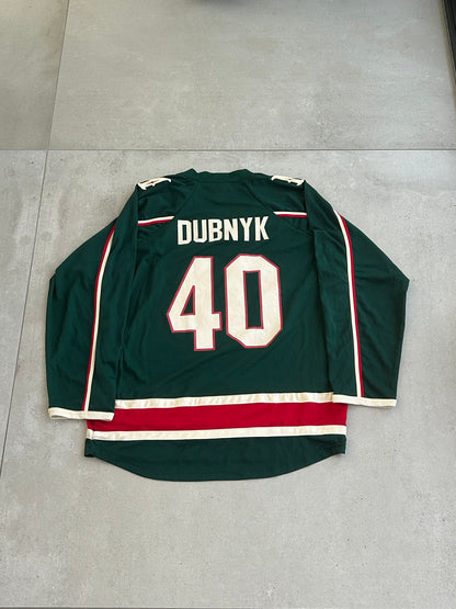 NHL Minbesota Wild Dubnyk longsleeve jersey