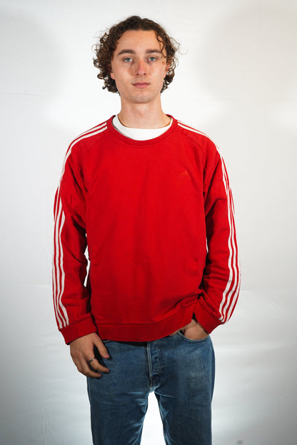 Vintage Adidas Striped sweater (L)