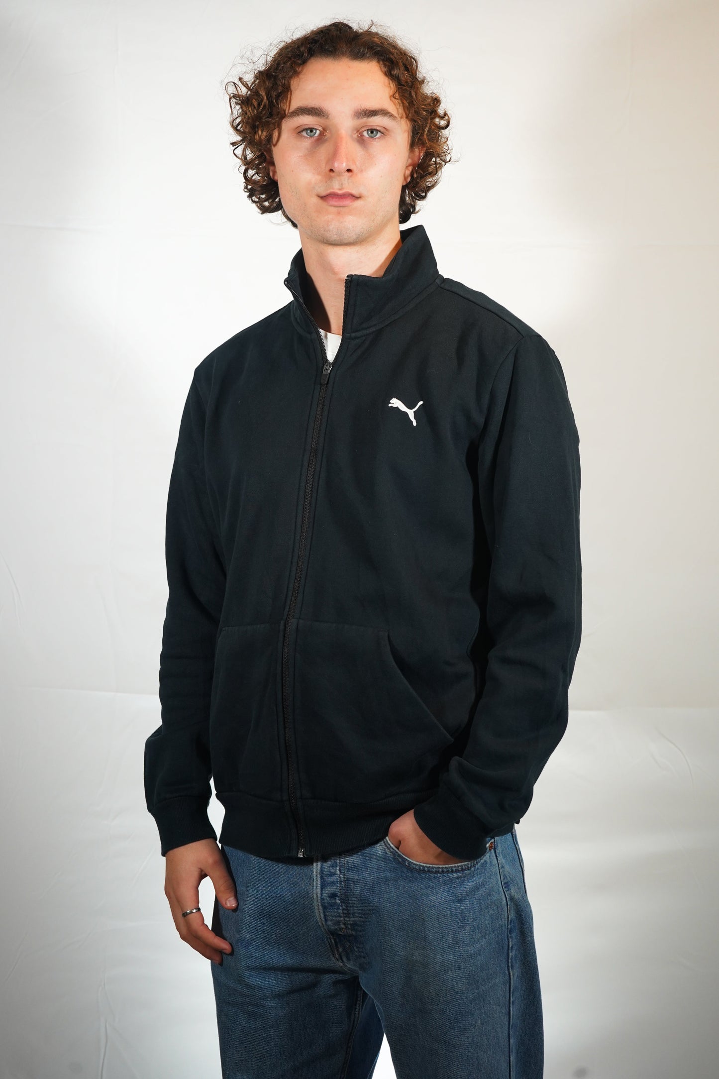 Vintage Puma Zip Up (L)