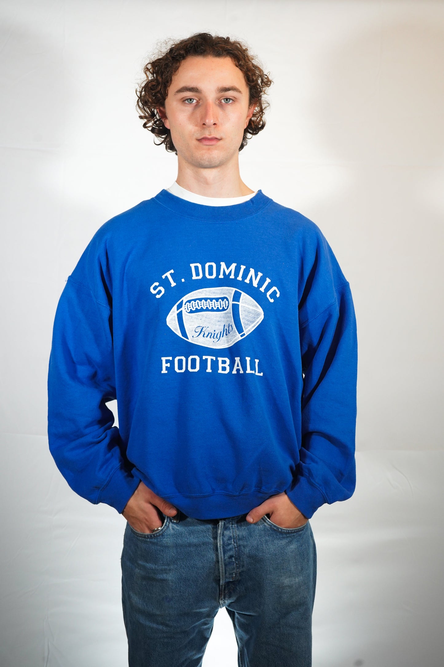 Vintage St. Doming Football sweater (L)