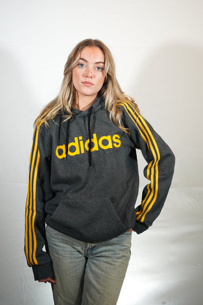 Vintage Adidas Striped hoodie (M)