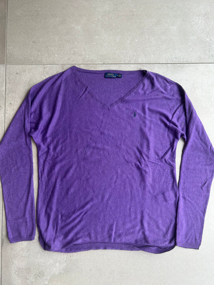 Ralph Lauren sweatshirt V Neck L Slim fit