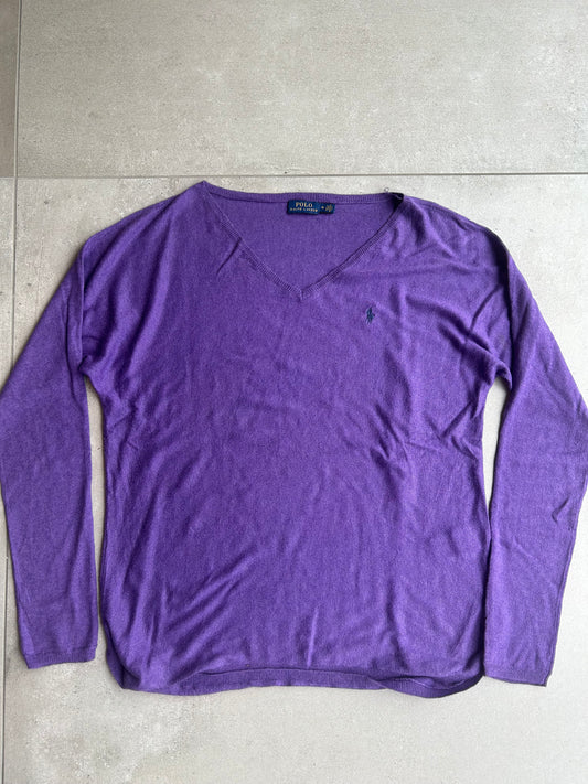 Ralph Lauren sweatshirt V Neck L Slim fit